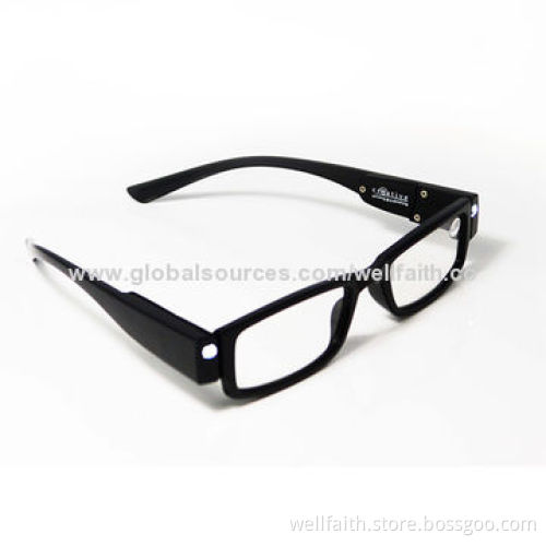 Reading sunglasses with LED light